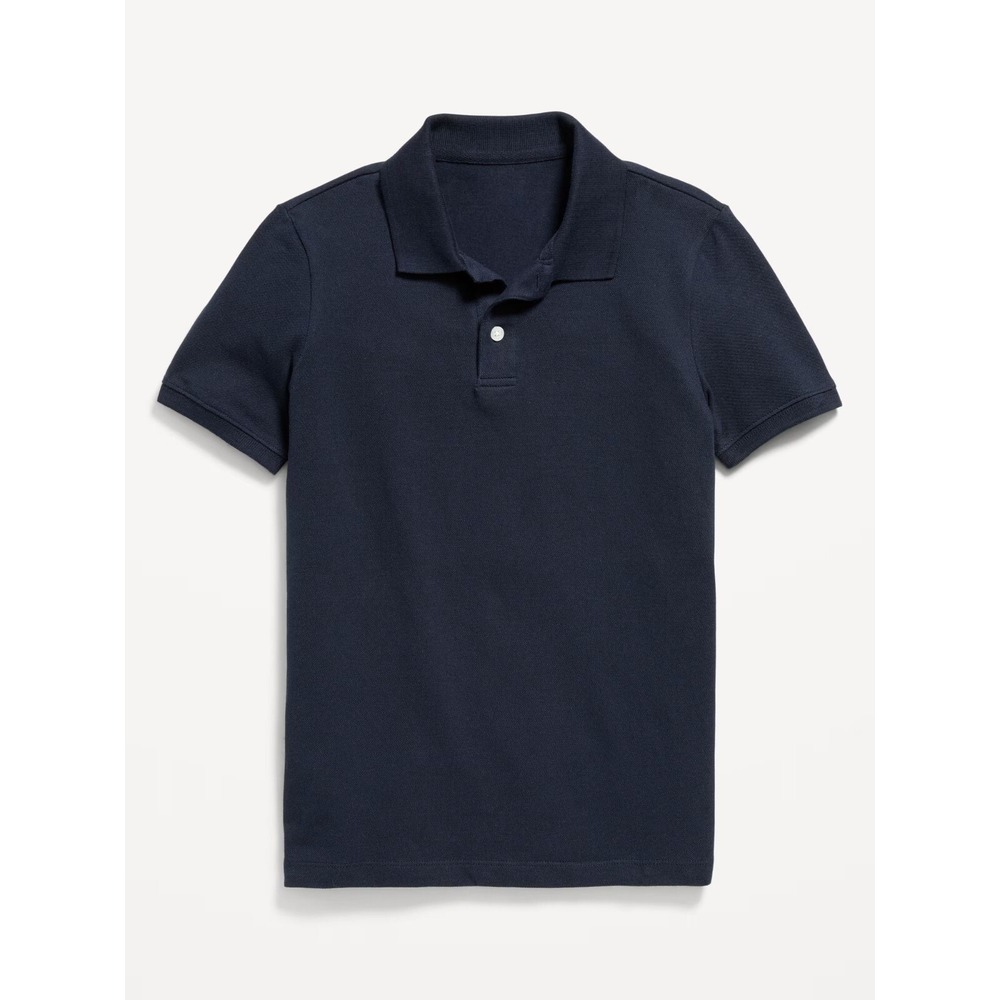 Old Navy Boys School Uniform Pique Polo Shirt - Ink Blue -‎ Size XXL - #209313